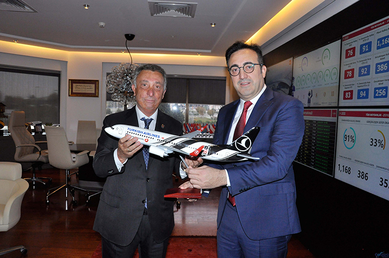 Beşiktaş Kulubü Başkanı Çebi, Aycı’yı ziyaret etti Airway Post