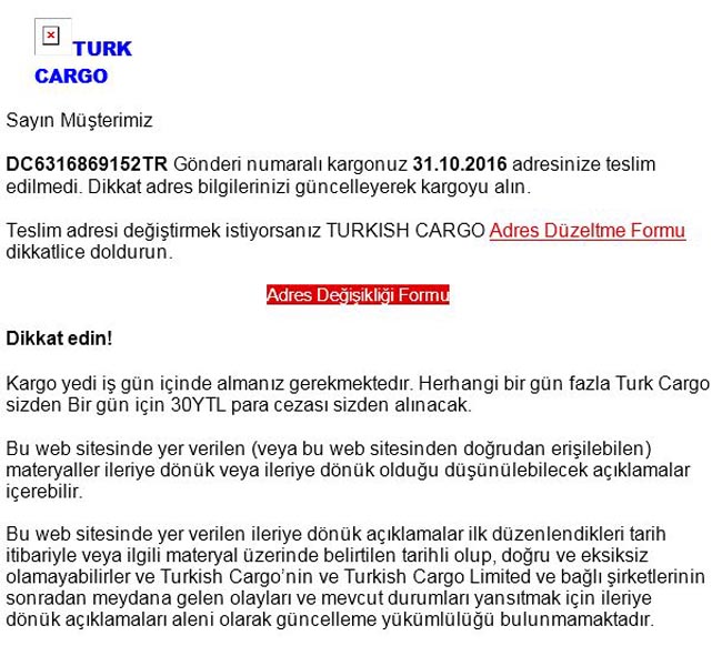 turkish cargo duyuru