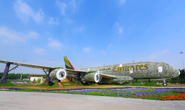 emirates A380 çiçek