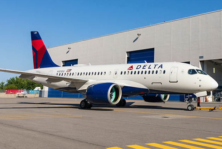 Delta Havayolları’nın ilk A220-100’ü hazır