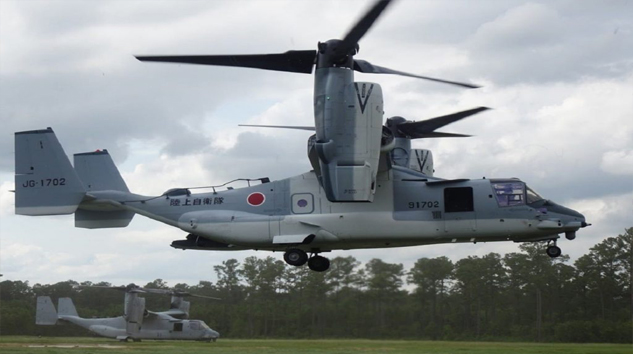 Japonya, ABD’den ilk iki C-22 Osprey Tiltrotor’u teslim aldı