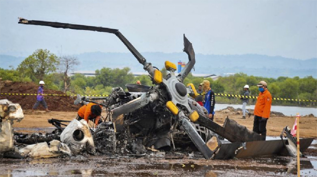 Endonezya’da tatbikat sırasında Mi-17 düştü; 4 kişi hayatını kaybetti