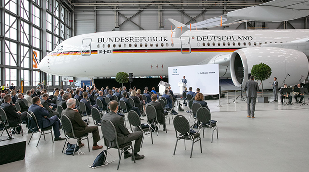 Alman Hükümeti ilk A350’sini teslim aldı