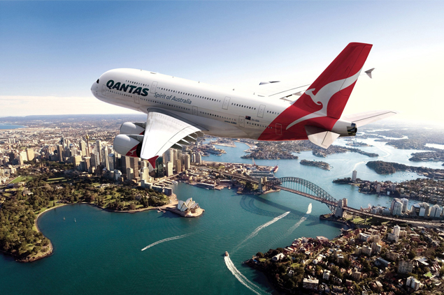 Qantas, en kısa uçuşunu A380 ile yaptı