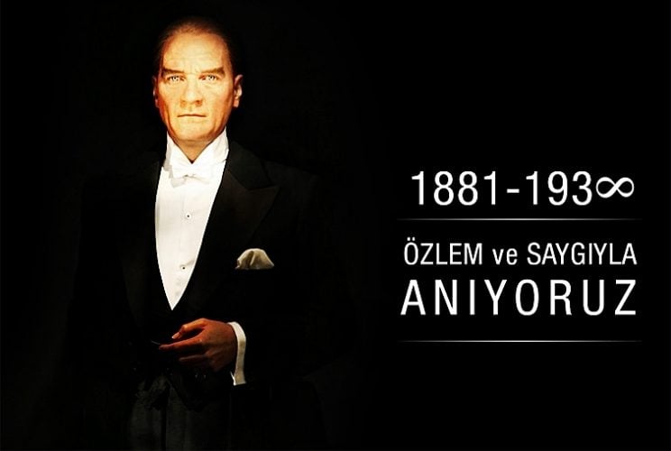 Büyük Önder Gazi Mustafa Kemal Atatürk’ü anıyoruz