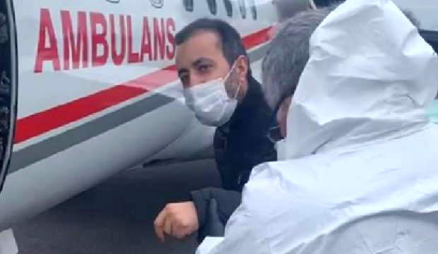 Londra’dan ambulans uçakla Türkiye’ye getirildi