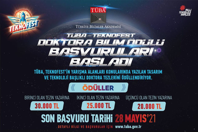 Doktora Bilim Ödülleri TEKNOFEST’te   