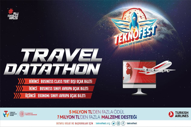 TEKNOFEST’te, “Travel Datathon Yarışması”