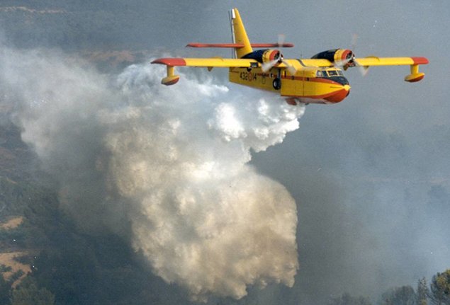 İspanyol Canadair CL-415’ler yangın söndürmede daha başarılı