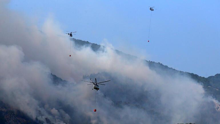 Kazdağları’nda orman yangını