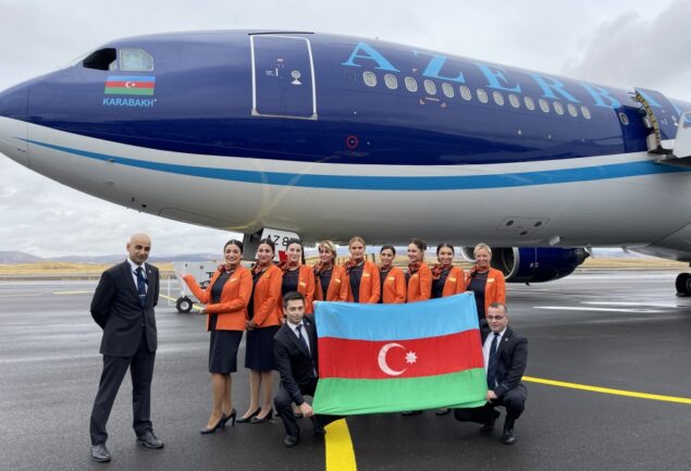 A340 ile AZAL’dan Fuzuli’ye ilk sefer