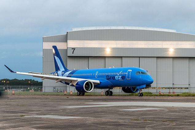 Breeze Airways 20 ek A220-300 uçağı siparişi verdi