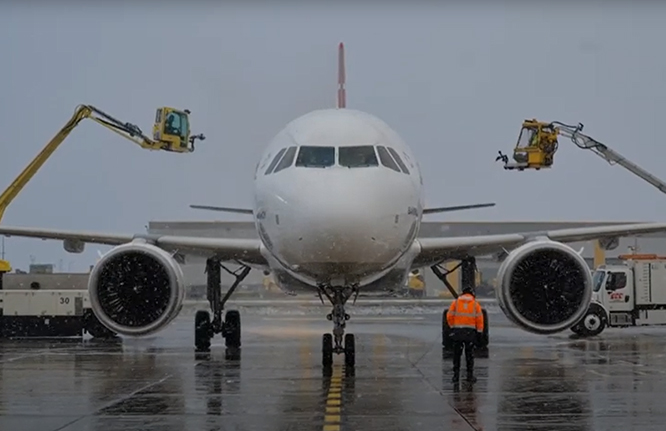 THY, uçaklara de-icing işlemlerine başladı