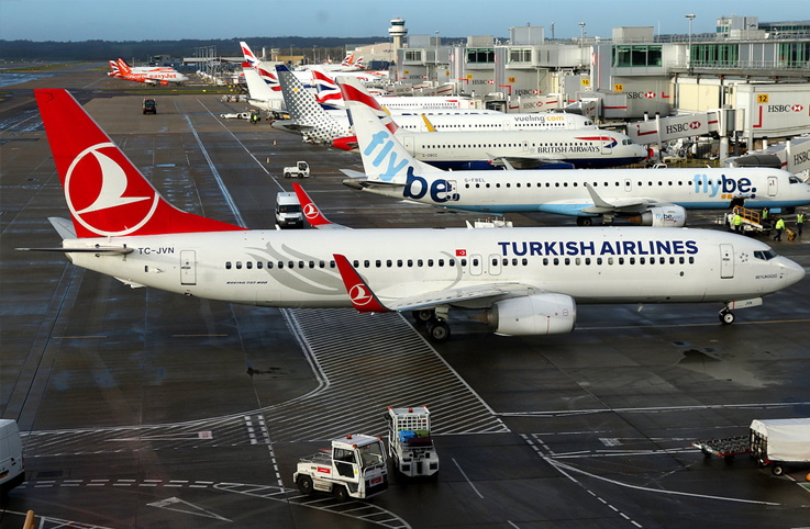 Londra Gatwick Havalimanı’nda THY uçağına bomba ihbarı