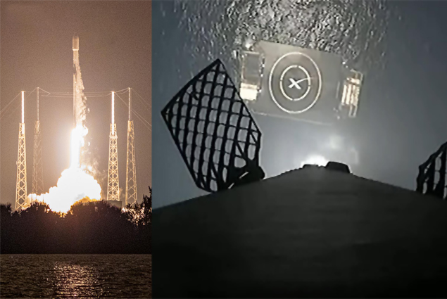 Falcon 9 roketinden rekor