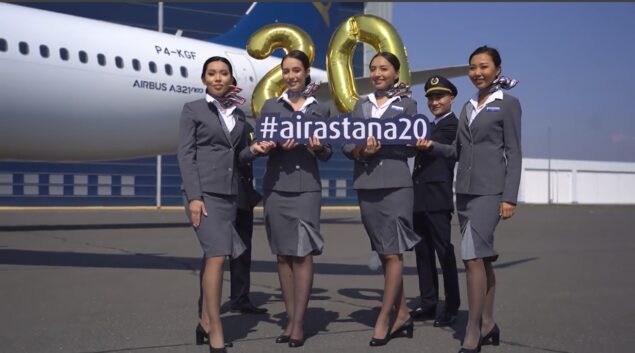 Air Astana’nın 20. yılı videosu