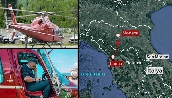 İtalya’da düşen helikopterin yeri belirlendi