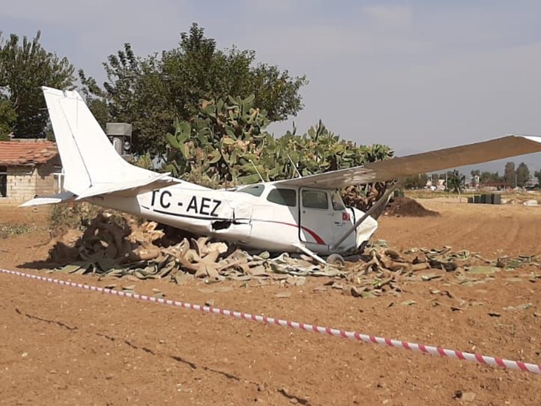 Hava Kuvvetleri’ne ait Cessna 172 Afyon’da düştü