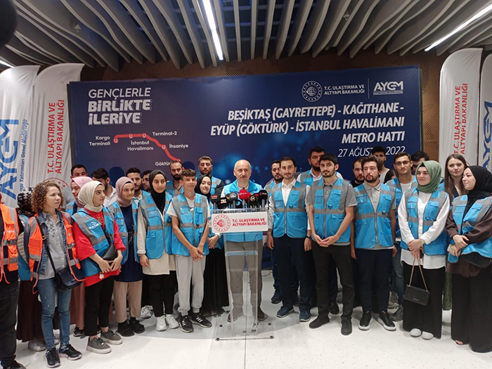 Kağıthane-İstanbul Havalimanı metrosu Kasım da hizmete giriyor