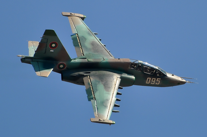 Bulgaristan’da Su-25 düştü