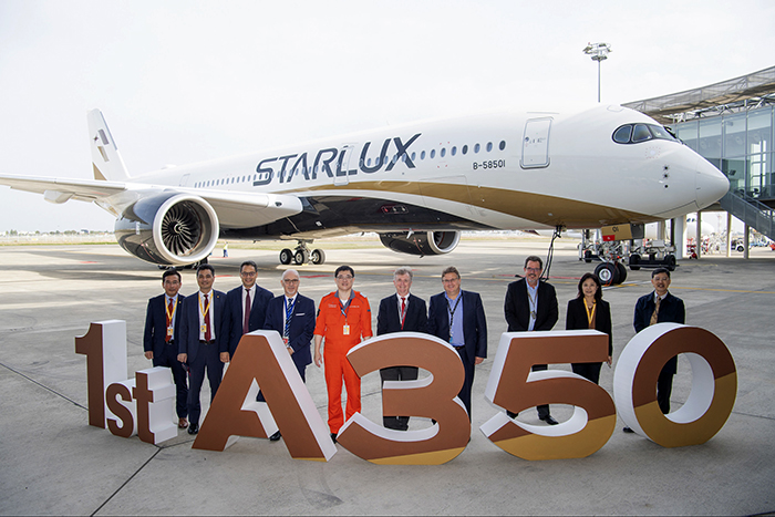 Tayvanlı Starlux Havayolu ilk A350’sini teslim aldı