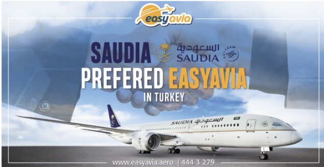 Easyavia ile Saudia temsil sözleşmesi imzaladı