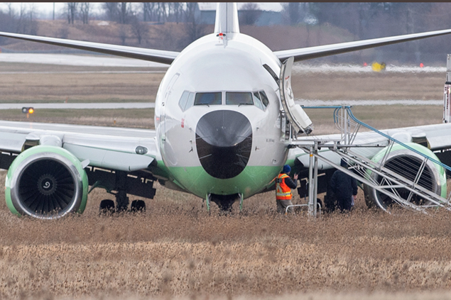 Flair Airlines’ın B737’si pistte duramadı