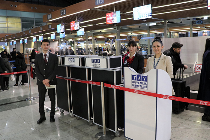 TAV, THY’ye uçak güvenlik hizmeti vermeye başladı