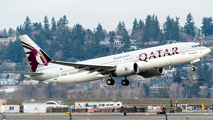 Katar Havayolları ilk B737 MAX ile seferlere başladı