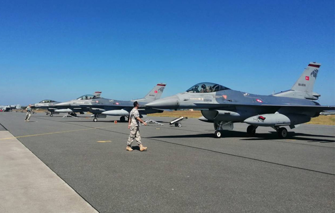 Türk F-16’lar Almanya’da