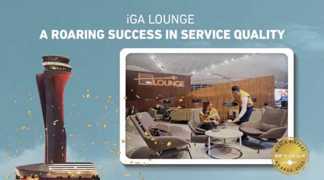 İGA Lounge “En İyi 3. Bağımsız Havalimanı Özel Yolcu Salonu” oldu