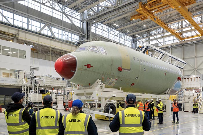 Airbus’ın, Toulouse’da A320 bandı hizmete girdi