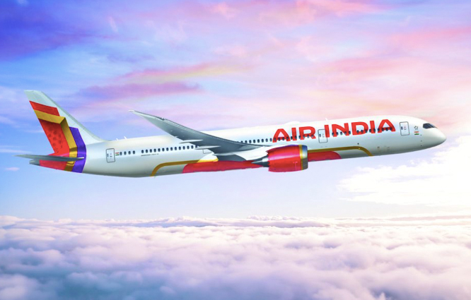 Air India yeni boyamasını tanıttı