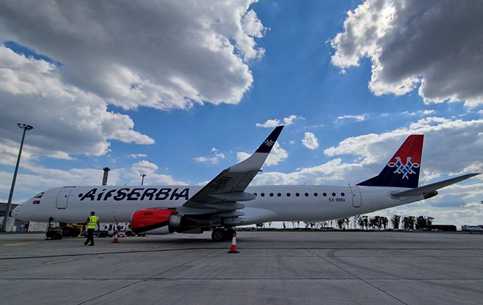 Air Serbia, filosuna ilk E195’i kattı