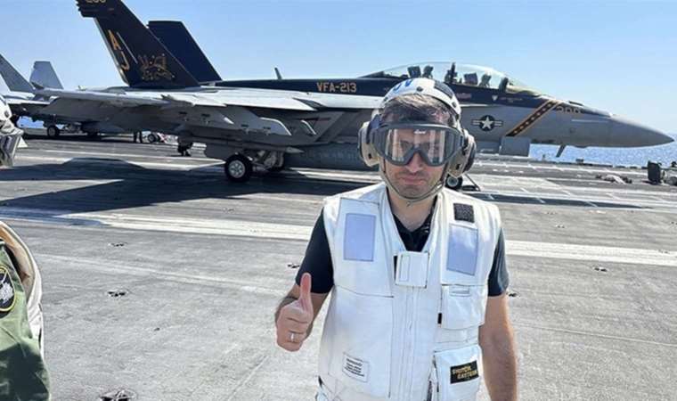 Selçuk Bayraktar, USS Gerald R. Ford uçak gemisinde