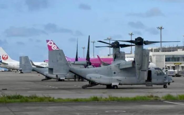 ABD’nin dört MV-22B Osprey’i Japonya’ya acil indi