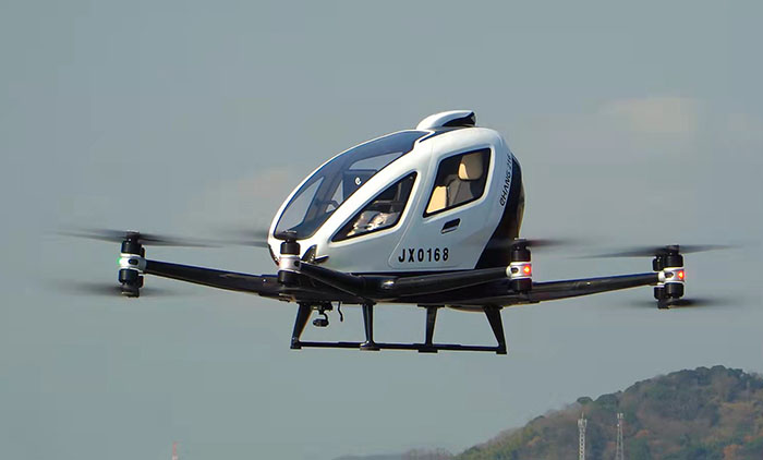 Çin’de EH216 tipi evtol tipi hava aracı tip sertifikası aldı