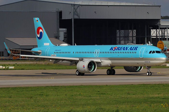 Korean Air,  Airbus ile 20 adet A321neo anlaşması yaptı