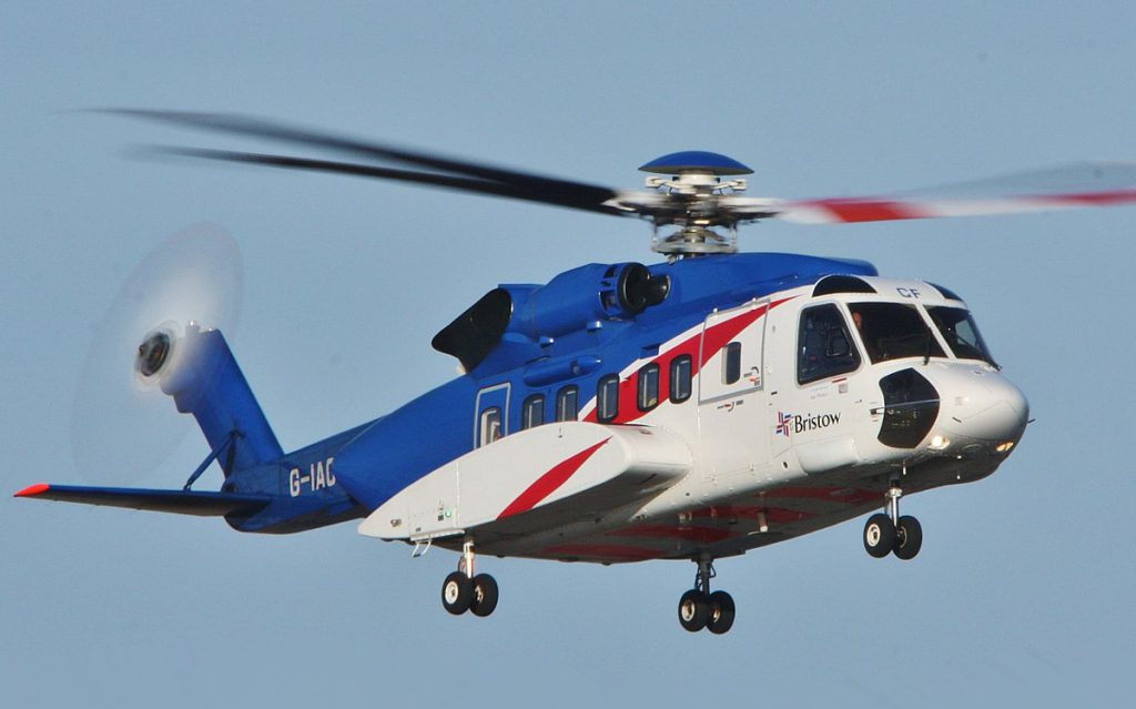 Norveç’te Sikorsky S-92A denize düştü