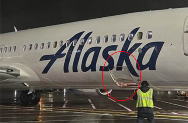 Alaska Havayolları’nın B737-900ER’i böyle uçtu