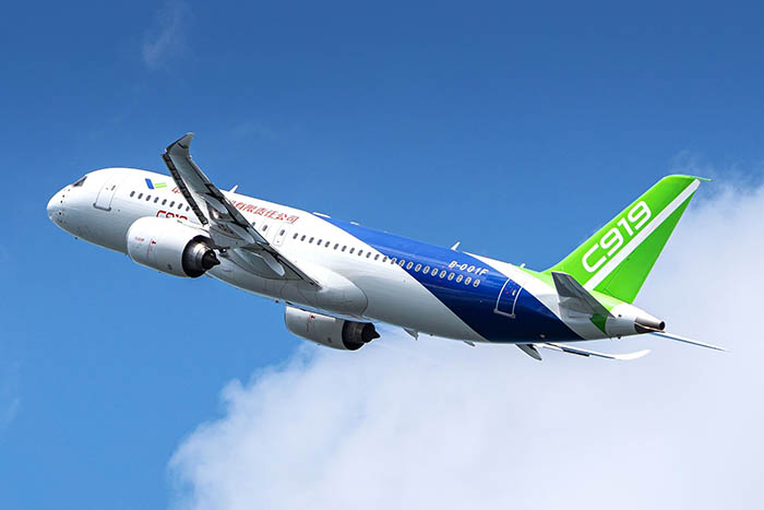 COMAC beşinci C919 yolcu uçağı teslim aldı