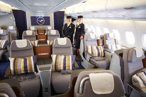 Lufthansa A380’de business class kabinlerini yeniliyor