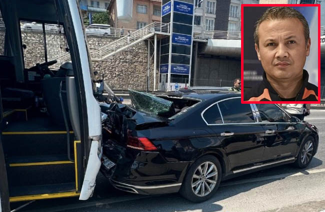 Alper Gezeravcı trafik kazası geçirdi