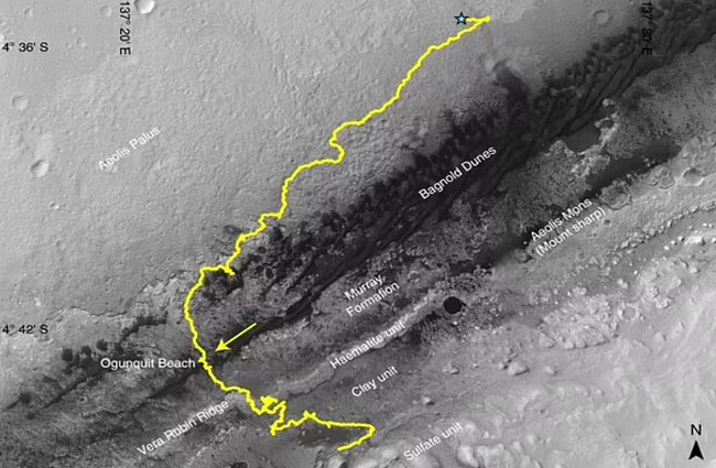 NASA Mars’ta yeni çukur tespit etti