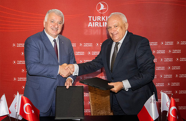 THY ile KM Malta Airlines ortak uçuşa başlıyor