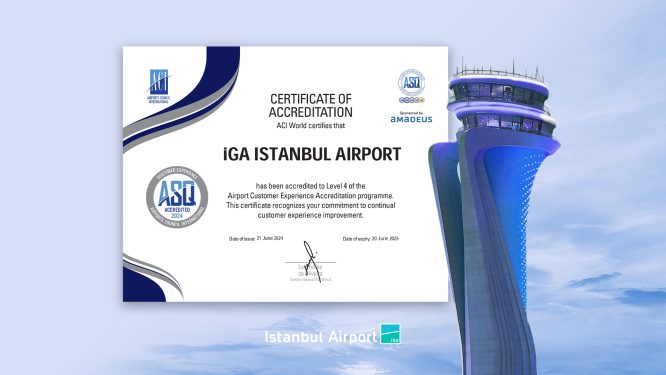 İGA İstanbul Havalimanı 4. seviyeye ulaşan ilk havalimanı oldu