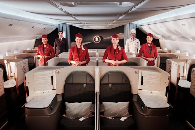 THY yeni Crystal Business Class Süitini ranıttı