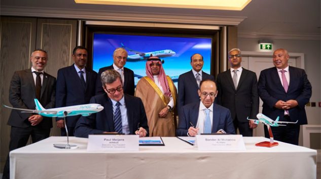 Flynas Havayolu Airbus ile 90 uçaklık anlaşma imzaladı