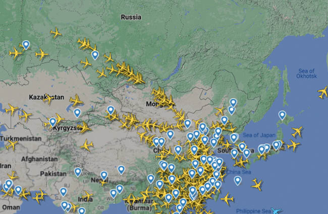 Rus hava sahasında Avrupa-Çin uçuşlarında sıkıntı yaşanıyor