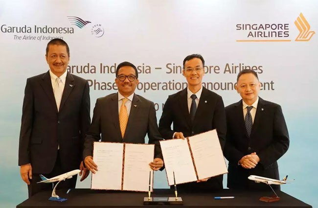 Garuda Indonesia ve Singapore Airlines CCCS onayını aldı